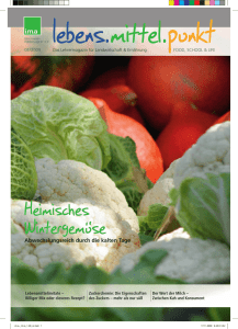 Heimisches Wintergemüse - information.medien.agrar eV