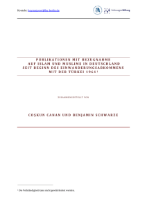 Studien zu Muslimen in Deutschland vor 2000