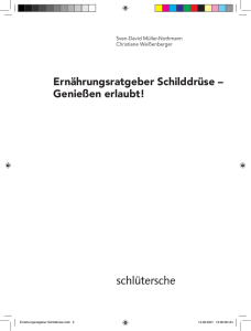 Ernährungsratgeber Schilddrüse – Genießen erlaubt!