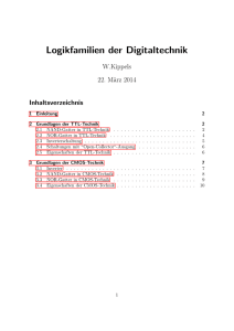 Logikfamilien der Digitaltechnik