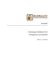 Erste Schritte mit MultiBaseCS