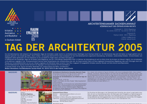 tda_programm_2005 - Architektenkammer Sachsen