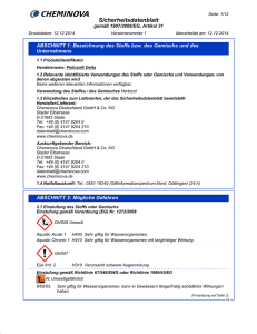 Pelican Delta Sicherheitsdatenblatt