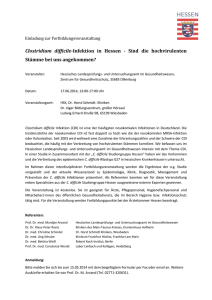 Clostridium difficile-Infektion in Hessen