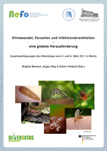 Klimawandel, Parasiten und Infektionskrankheiten – eine