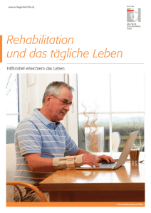 Rehabilitation und das tägliche Leben