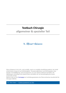 Textbuch Chirurgie 1.05 - Fortbildungsakademie der ÖGC