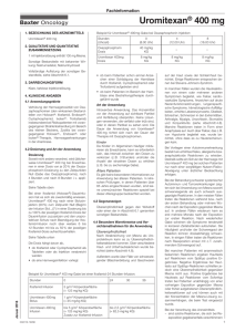 Uromitexan® 400 mg - Baxter Deutschland.