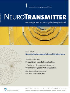 NeuroTransmitter vom Januar 2008