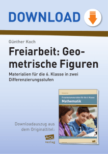 Freiarbeit: Geo- metrische Figuren - AOL