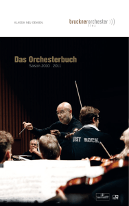 Bruckner Orchester Buch 2010 . 2011