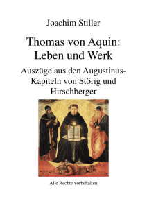 Thomas von Aquin: Leben und Werk