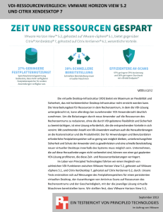 vdi-ressourcenvergleich: vmware horizon view