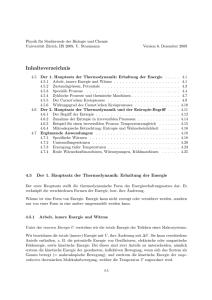 Inhaltsverzeichnis - Universität Zürich