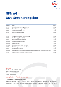 GFN AG – Java Seminarangebot
