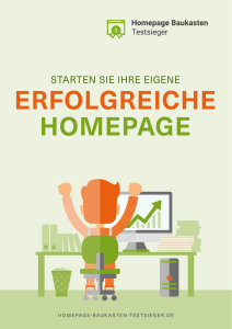 erfolgreiche homepage