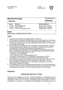 und Klimaschutzkonzept