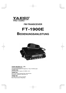 FT-1900E - Funkelektronik