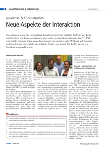 Neue Aspekte der Interaktion