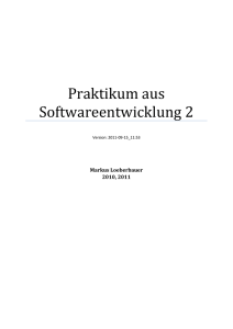 Praktikum aus Softwareentwicklung 2 - SSW