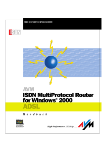 ISDN MultiProtocol Router for Windows 2000