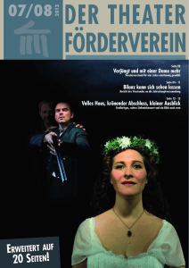 Theaterzeitung 2013