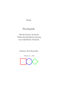 Stochastik - von Andreas Zeh