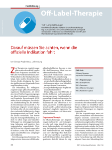 Off-Label-Therapie - Klinik Dr. Fontheim