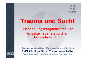 Fachgesprach PTBS.Burkard - AHG Allgemeine Hospitalgesellschaft