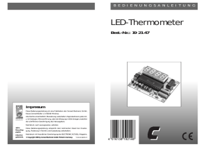 LED-Thermometer