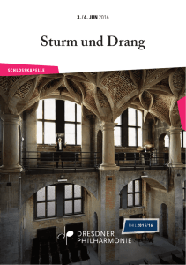 Sturm und Drang - Dresdner Philharmonie
