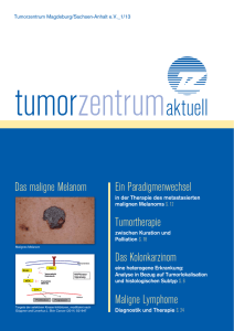 aktuell - Tumorzentrum Magdeburg