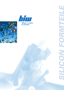 SILICON FORMTEILE - BIW Isolierstoffe GmbH