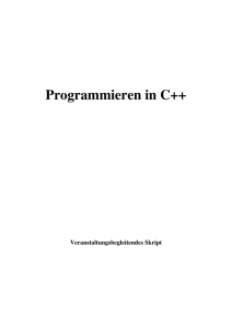 Programmieren in C++