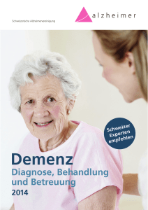 Demenz - Schweizerische Alzheimervereinigung