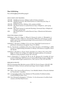 Ilme Schlichting - Max Planck Institute for Medical Research