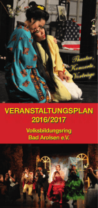 Programm 2016/17 - Volksbildungsring Bad Arolsen