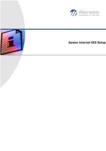 Aareon Internet GES Setup
