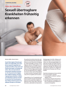 Unter der Gürtellinie Sexuell übertragbare Krankheiten frühzeitig