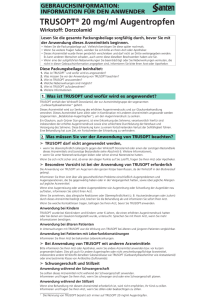 TRUSOPT® 20 mg/ml Augentropfen