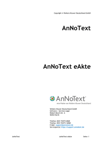 AnNoText AnNoText eAkte