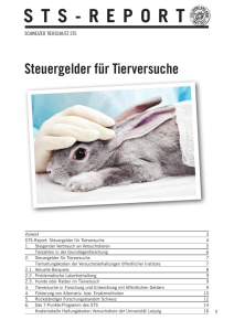 STS-Report - Schweizer Tierschutz STS