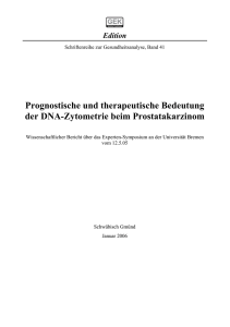 Prognostische und therapeutische Bedeutung der DNA