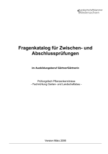 Fragenkatalog für Zwischen