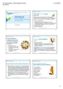 VL Humanmedizin - Wieviel hygiene braucht der Mensch 21.12