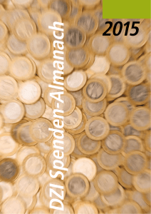DZI Spenden-Almanach 2015 - Deutsches Zentralinstitut für soziale