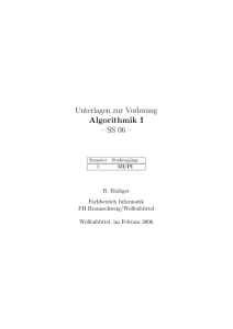 Skript zur Vorlesung + Präsenzübungen - public.fh