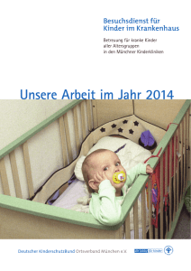 Unsere Arbeit im Jahr 2014 - KinderschutzBund Ortsverband