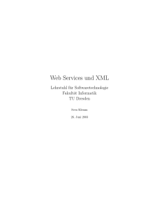 Web Services und XML