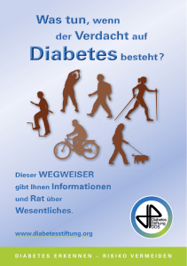 Was tun, - Deutsche Diabetes Stiftung